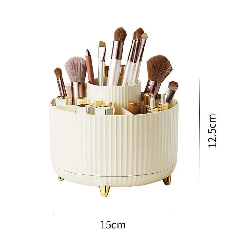 360° Rotating Makeup Brush Holder