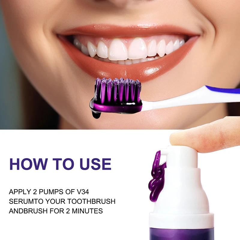 V34 5D Teeth Whitening Toothpaste
