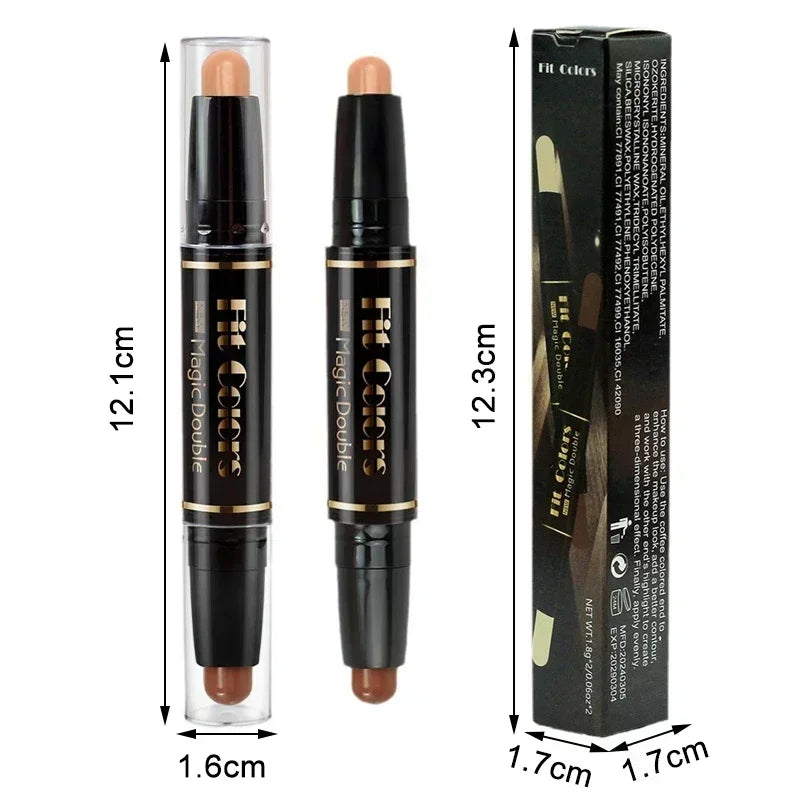 Double-ended Dual-purpose High-light & Contour Stick