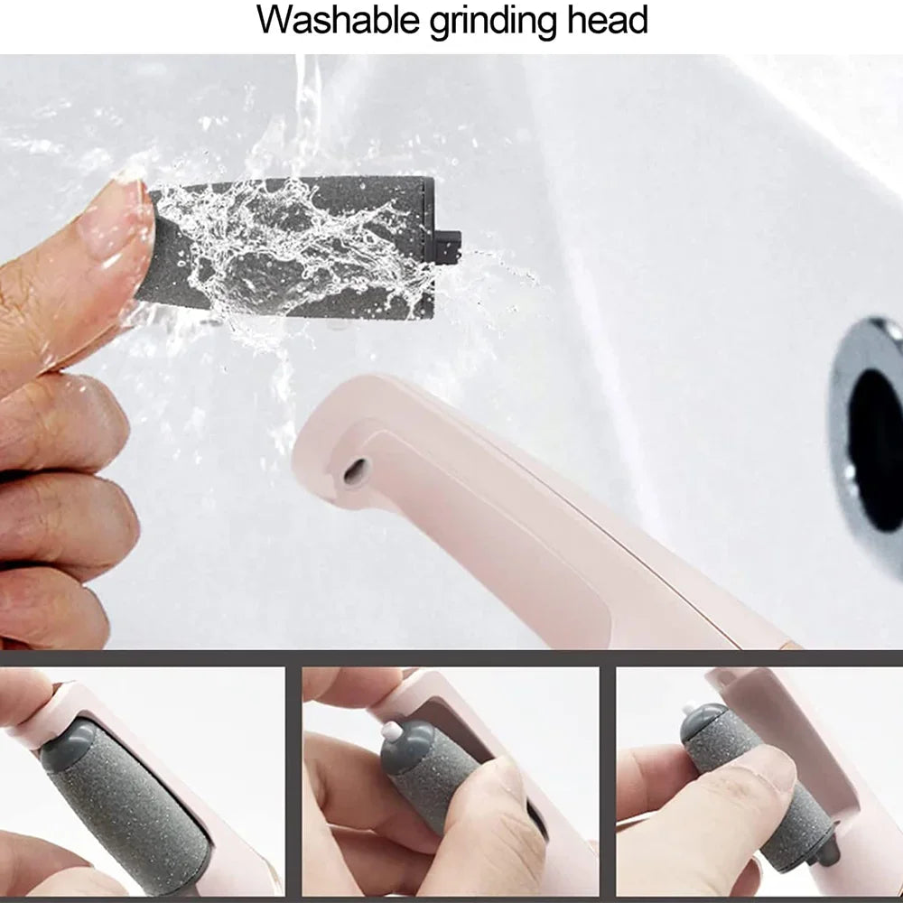 Electric Foot File Grinder – Callus & Dead Skin Remover, SPA Exfoliating Tool for Hard, Cracked Skin Care