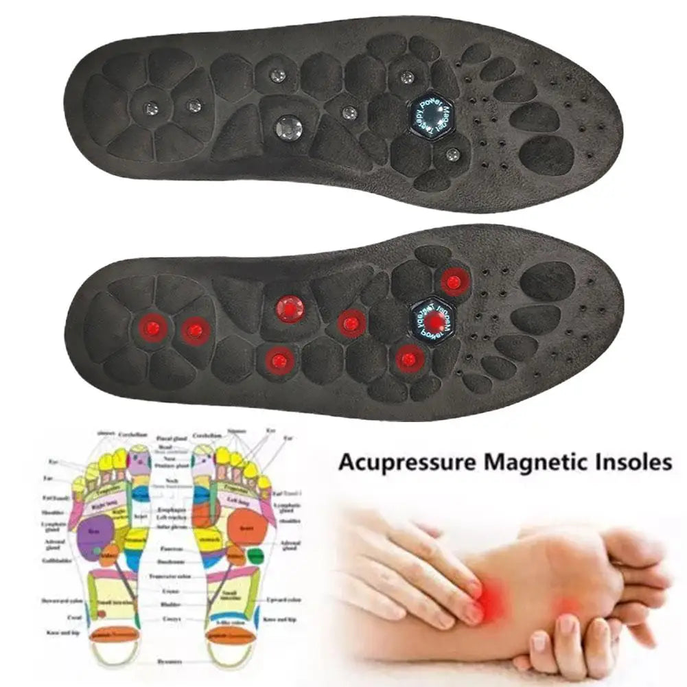 Magnetic Therapy Massage Insoles for All-Day Comfort, Fatigue Relief, Heat Dissipation, and Improved Blood Circulation