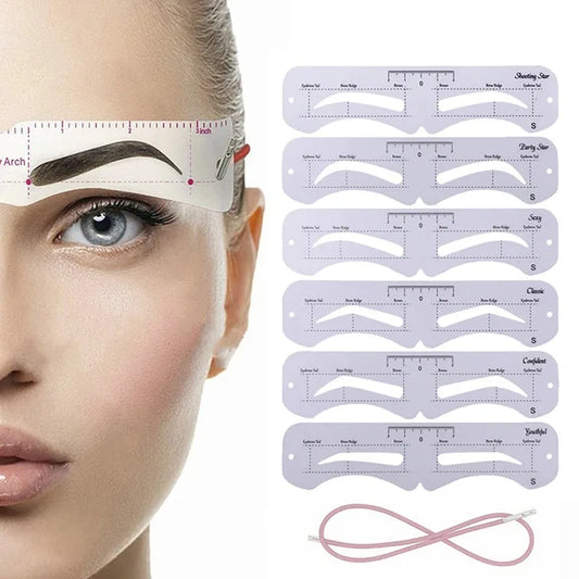 The New Fixed PVC Eyebrow Shaper Template