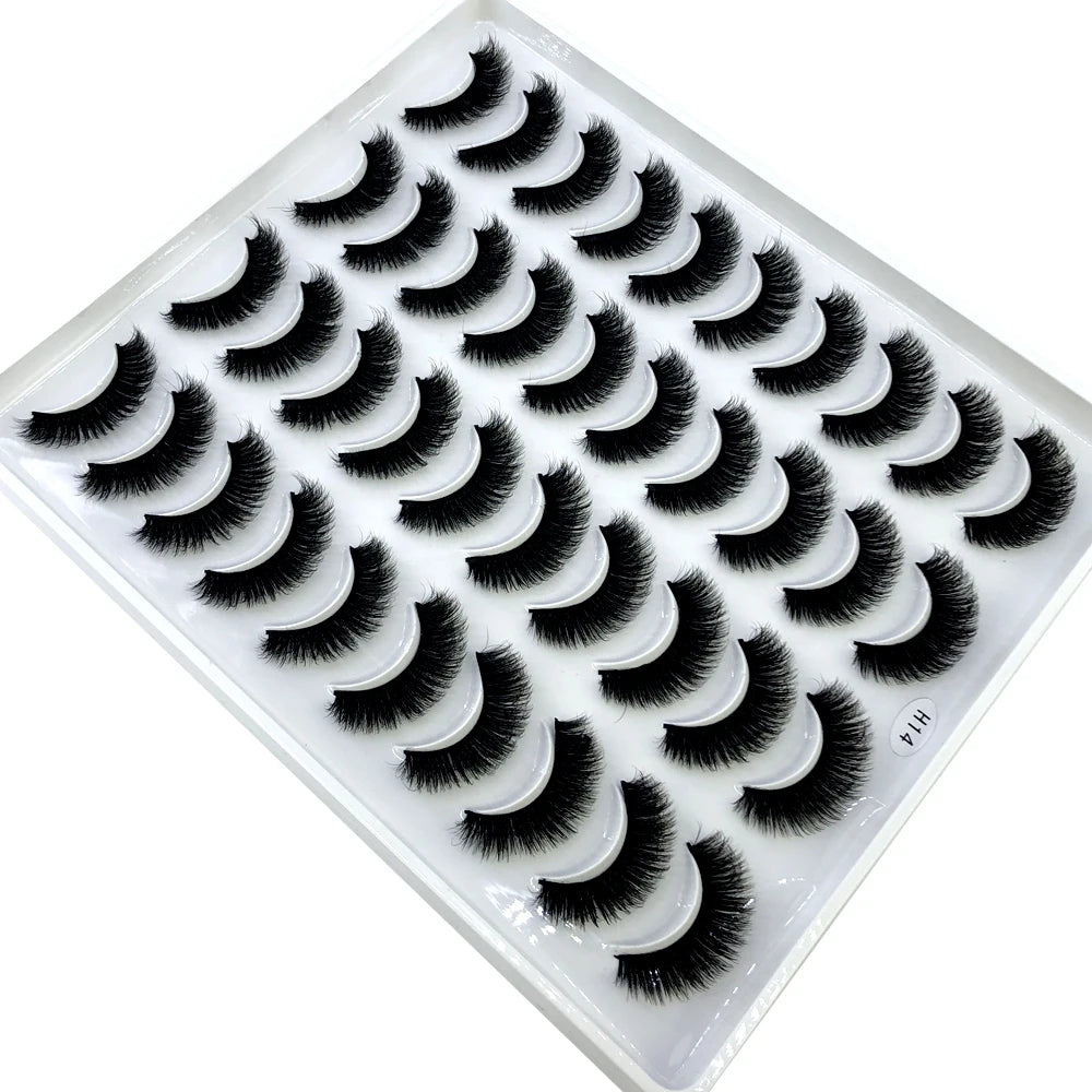 20 Pairs 3D Mink False Eyelashes