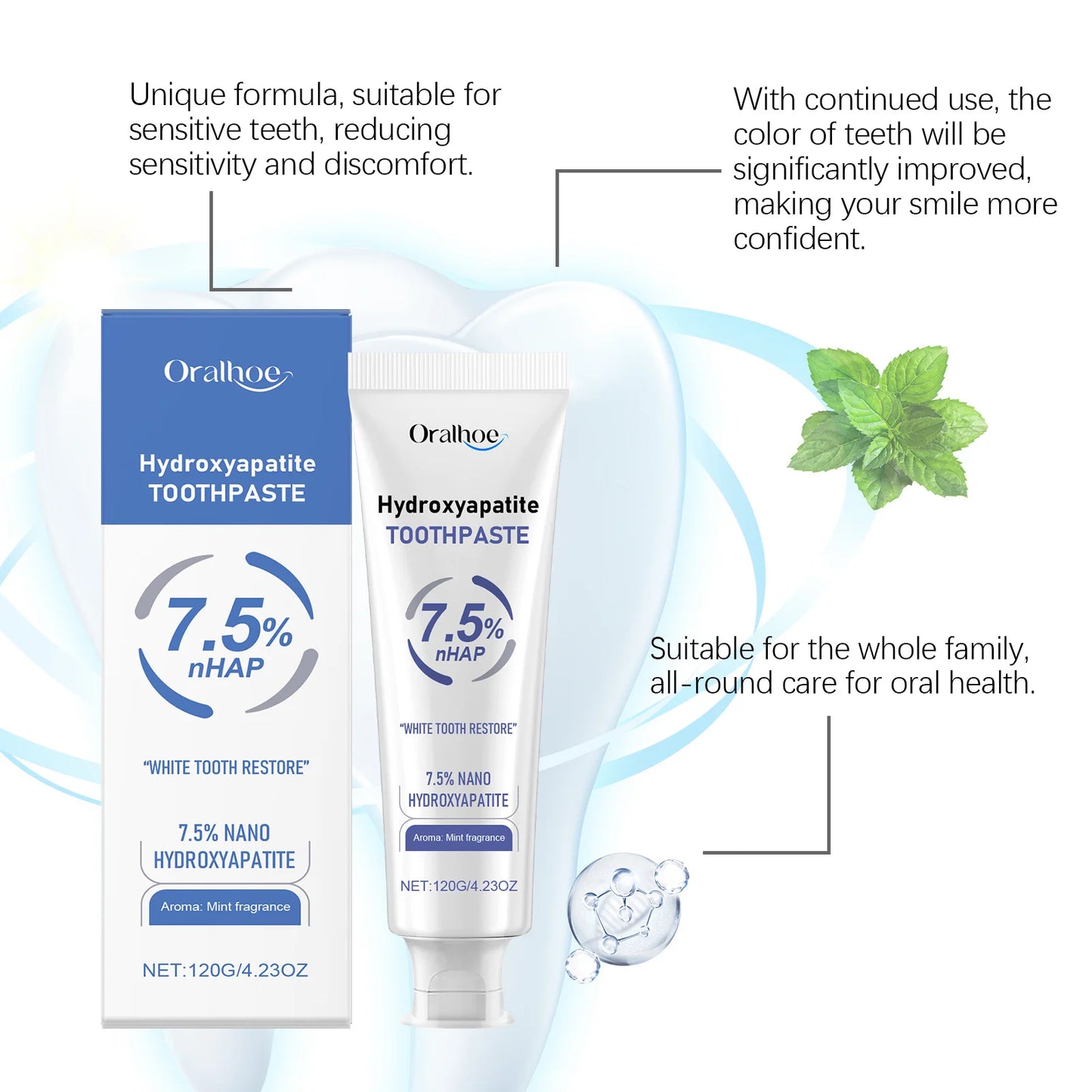 Hydroxyapatite Toothpaste & Tooth Powder