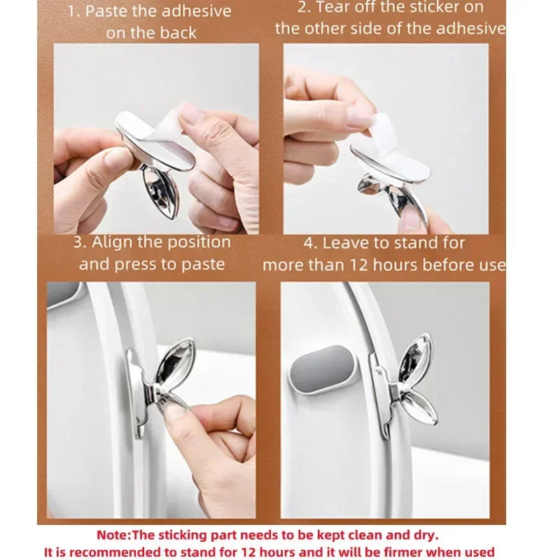 Handle Toilet Seat Lifter – Fashionable, Hygienic Toilet Lid Lifter for Bathroom