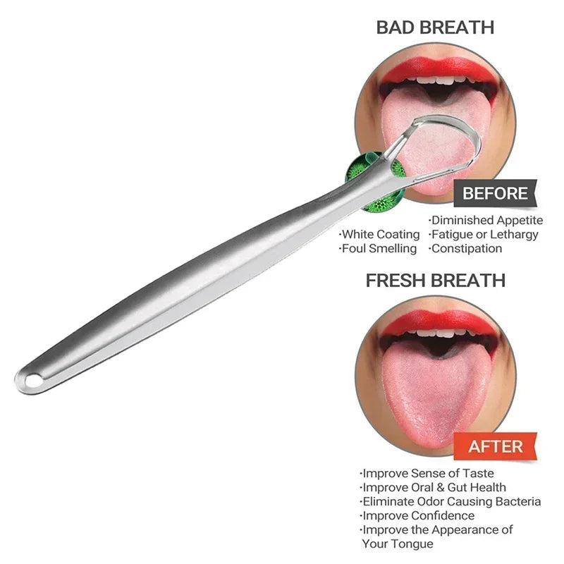 Stainless Steel Tongue Scraper