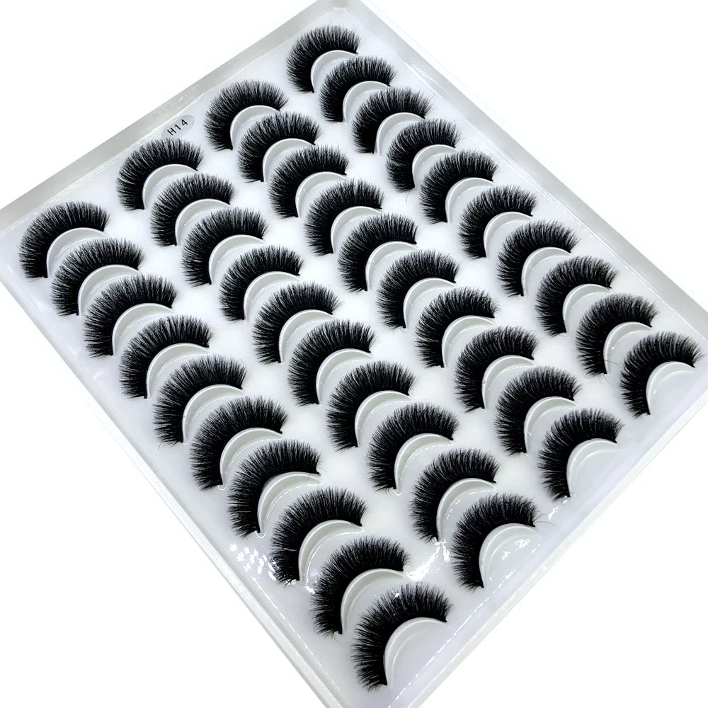 20 Pairs 3D Mink False Eyelashes
