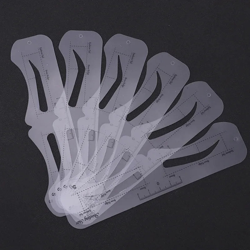 The New Fixed PVC Eyebrow Shaper Template