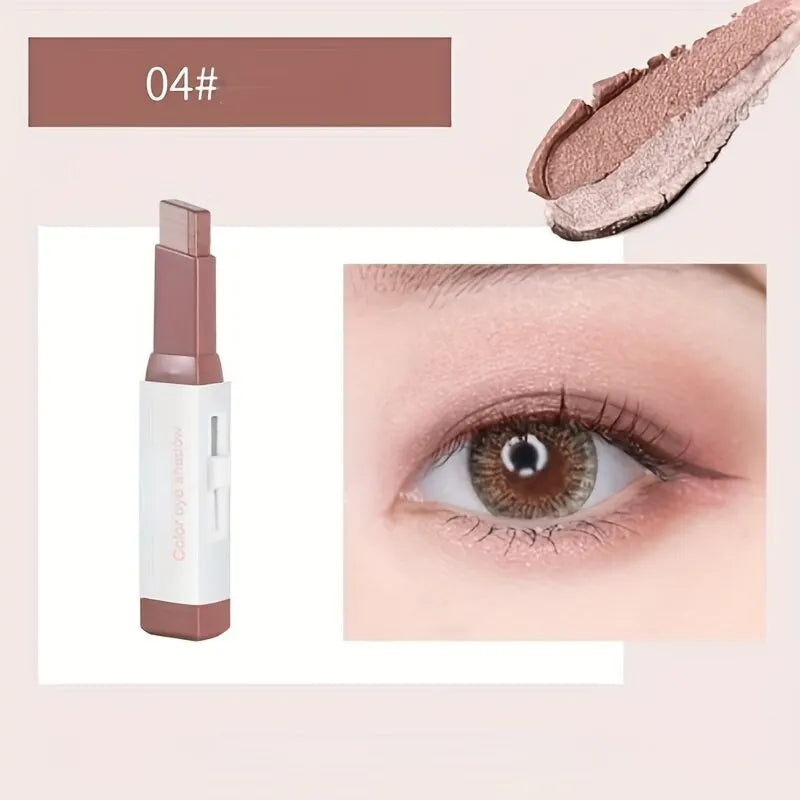 Velvet Gradual Change Two-Color Eye Shadow Stick