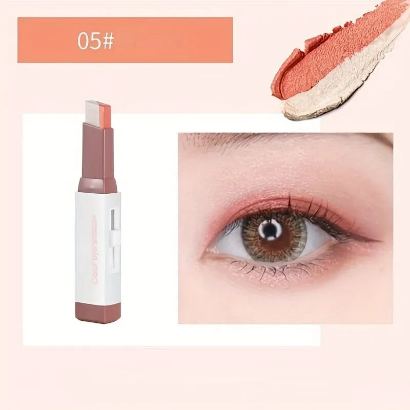 Velvet Gradual Change Two-Color Eye Shadow Stick