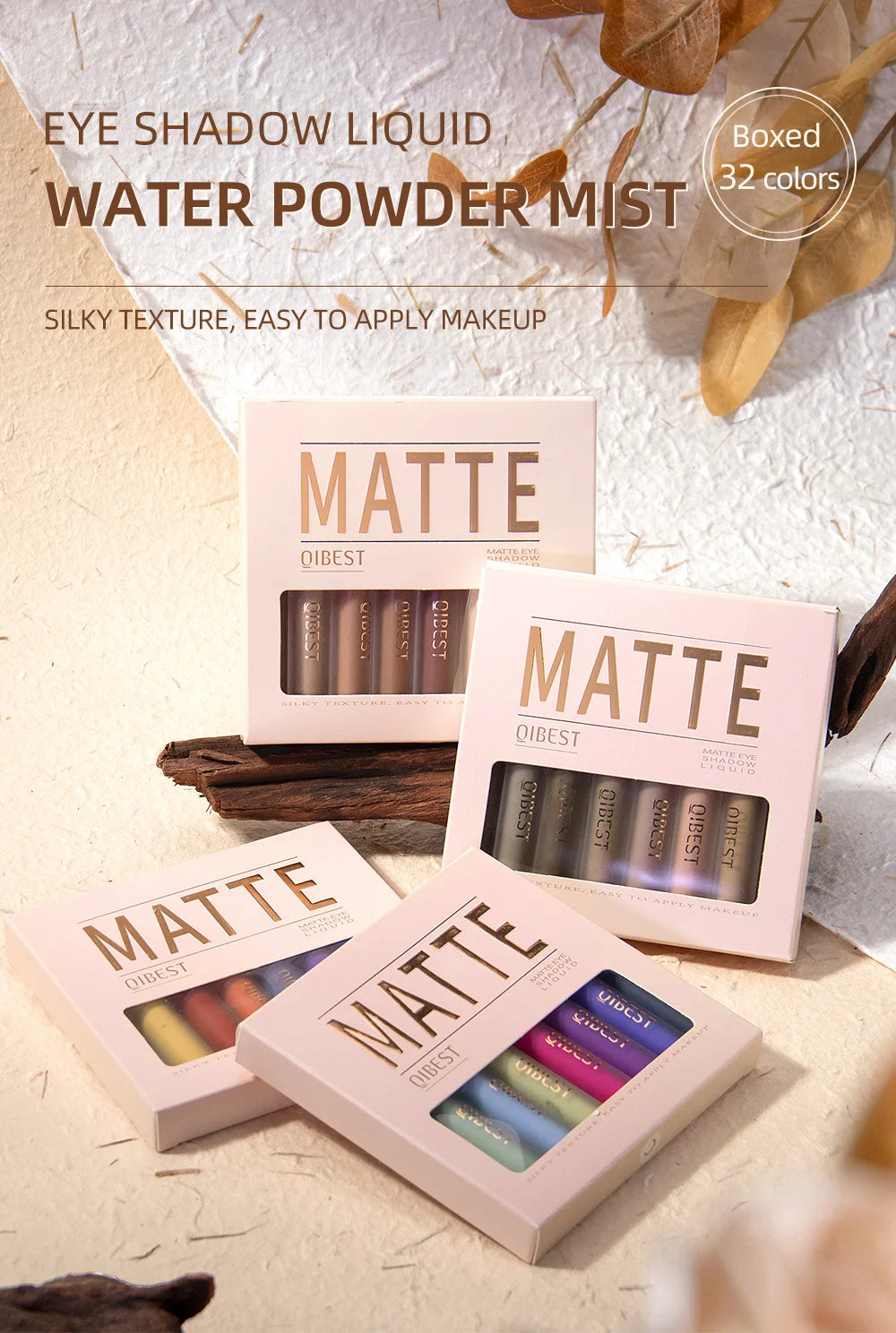 8-Color Waterproof Liquid Eyeshadow Set