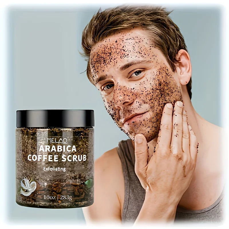 MELAO Arabica Coffee Scrub - All Natural Exfoliating Body Scrub for Skin Care