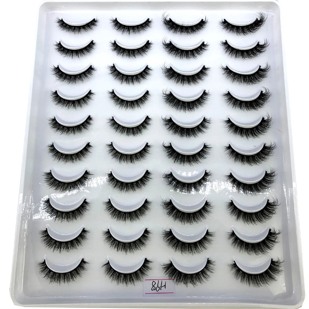 20 Pairs 3D Mink False Eyelashes