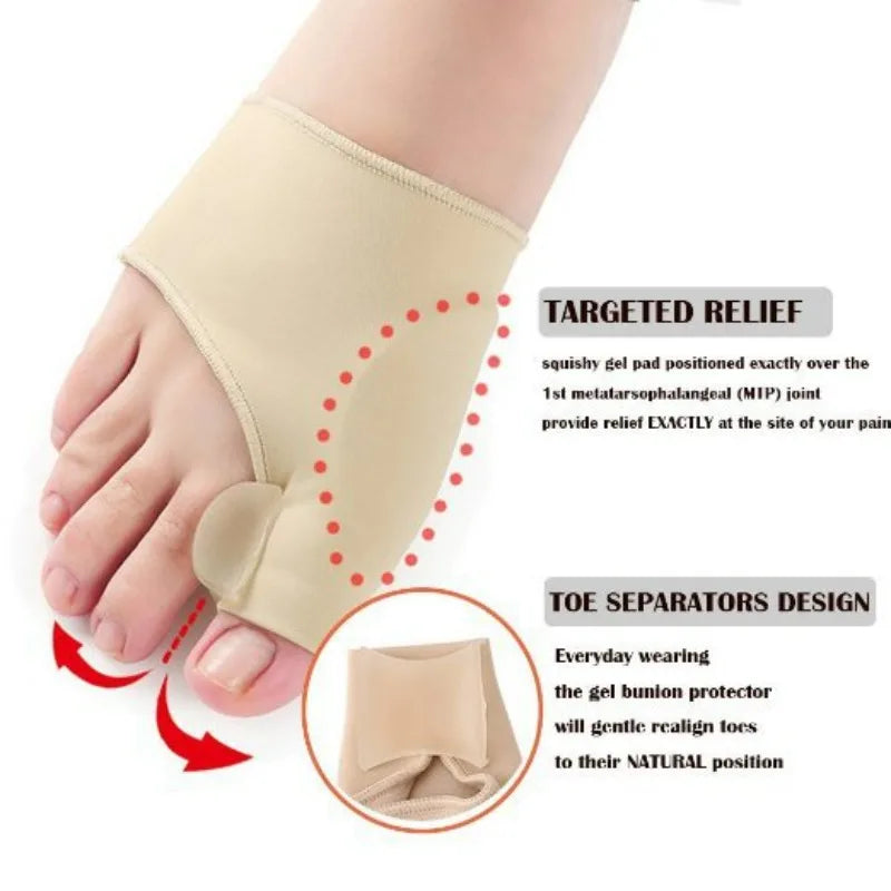 Orthopedic Toe Corrector & Bunion Straightener – Soft Alignment Socks for Foot Care & Pain Relief (1 par)