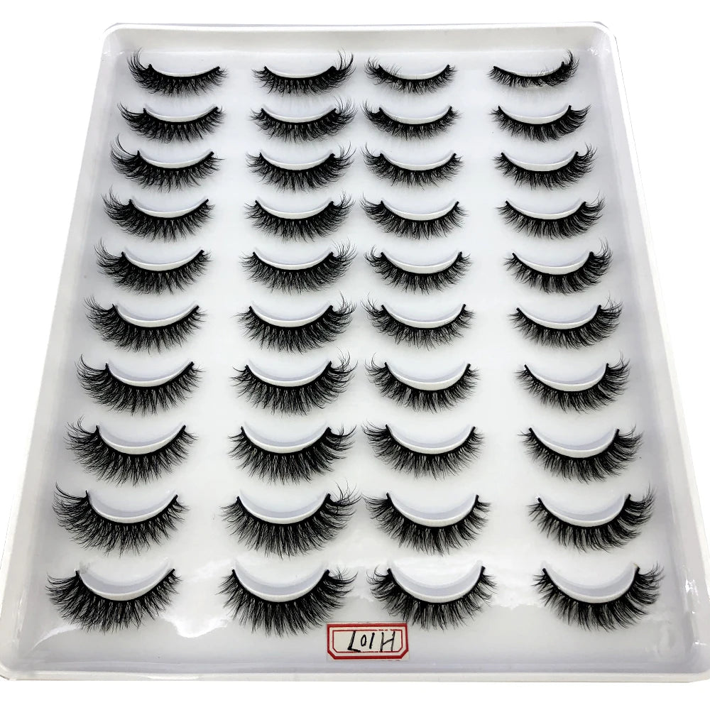 20 Pairs 3D Mink False Eyelashes