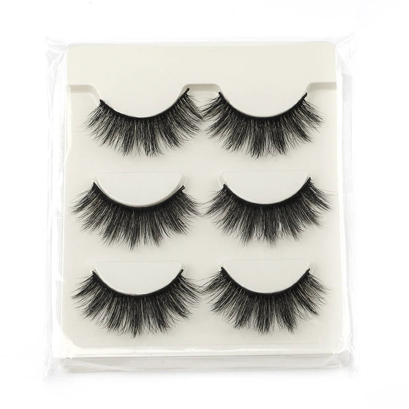 Half Eyelashes 3/5/10 Half Lashes Soft Natural Look Cat Eye Lashes Makeup Tool Extension Fluffy Faux Cils maquiagem Half Lashes
