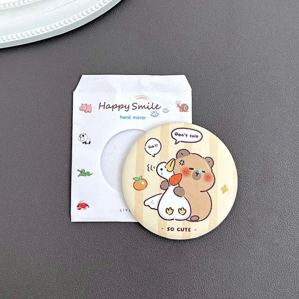 Cheese Biscuit Pocket Mirror – Adorable & Portable