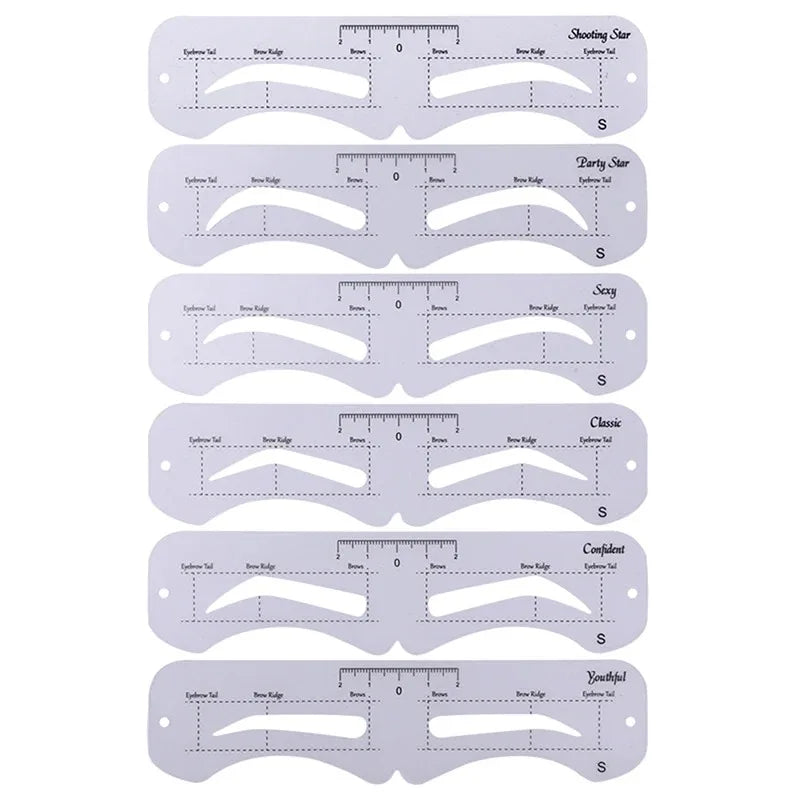 The New Fixed PVC Eyebrow Shaper Template