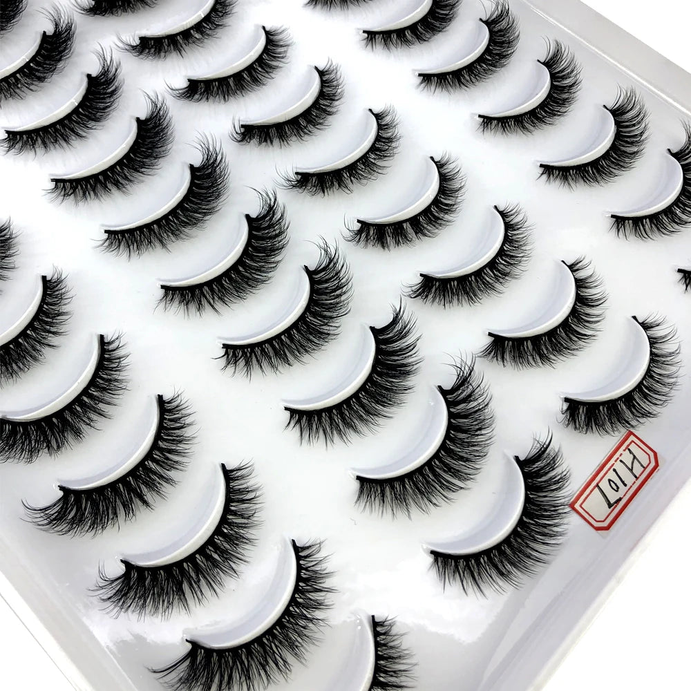 20 Pairs 3D Mink False Eyelashes