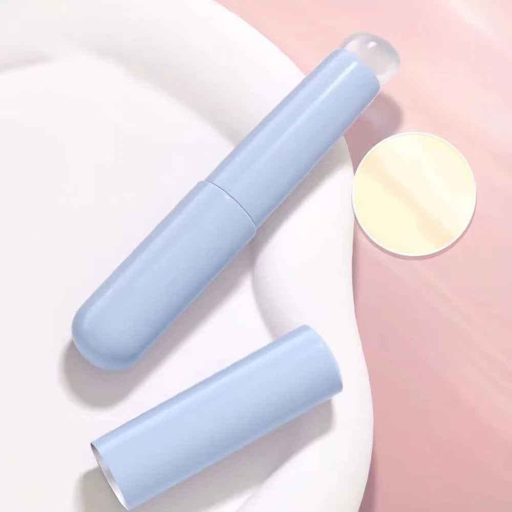 Upgraded Silicone Lip Brush with Cover – Angled Concealer Brush, Soft & Flexible for Precise Lipstick Application, Round Head, No Breakage