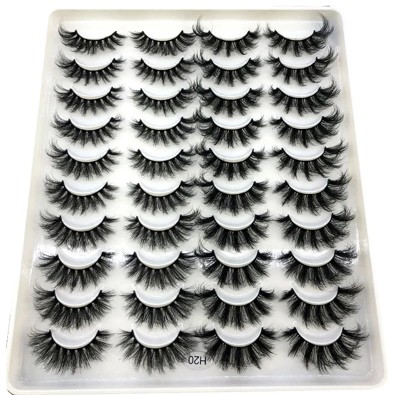20 Pairs 3D Mink False Eyelashes