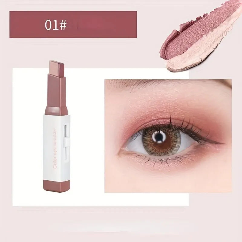 Velvet Gradual Change Two-Color Eye Shadow Stick