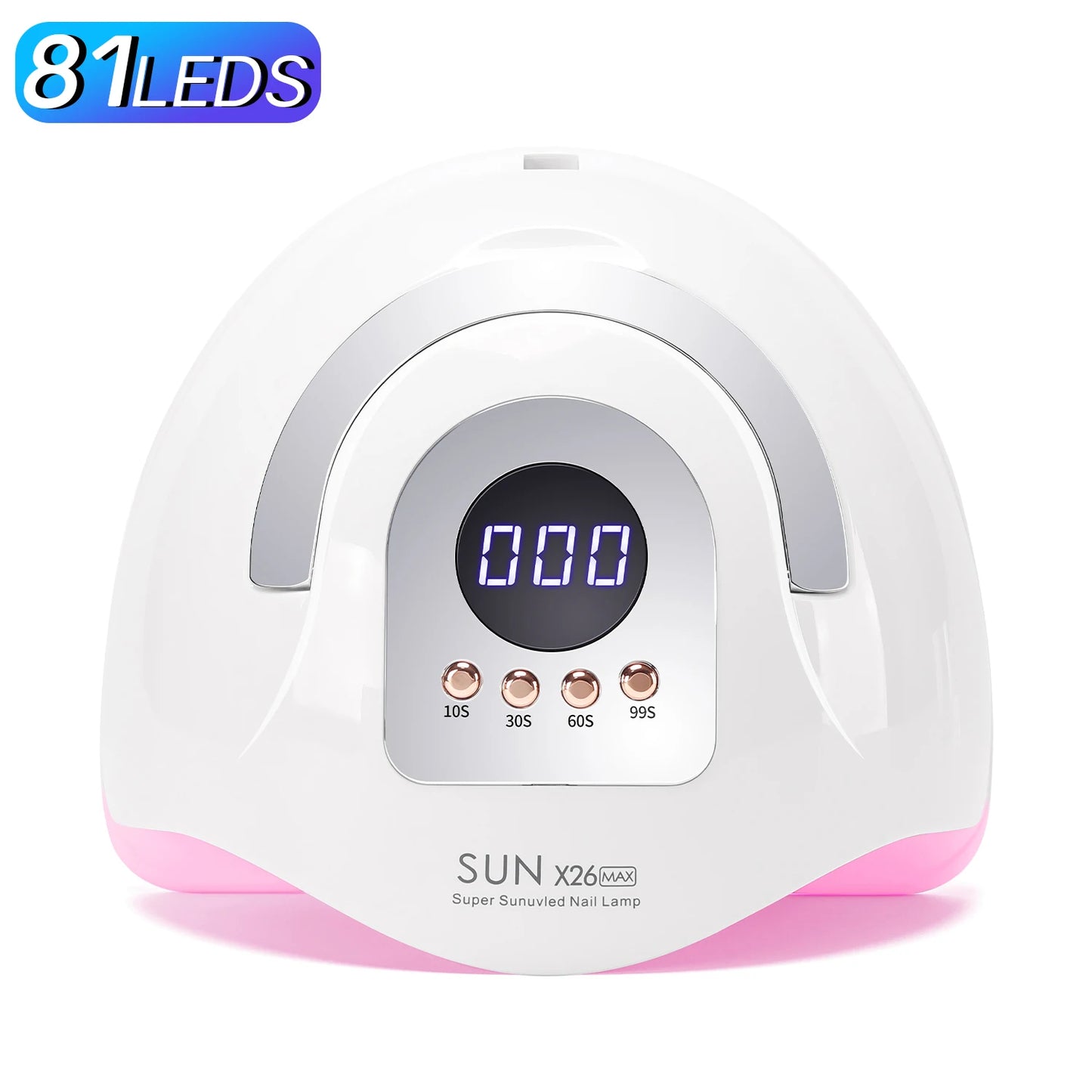 380W UV LED Nail Lamp - Professional Gel Polish Curing for Salon & Home