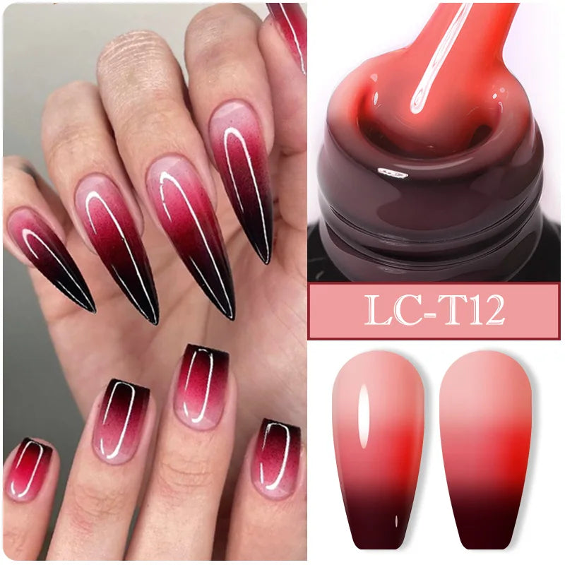 LILYCUTE Color Changing Thermal Gel Nail Polish