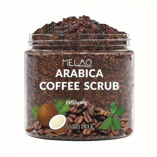 MELAO Arabica Coffee Scrub - All Natural Exfoliating Body Scrub for Skin Care