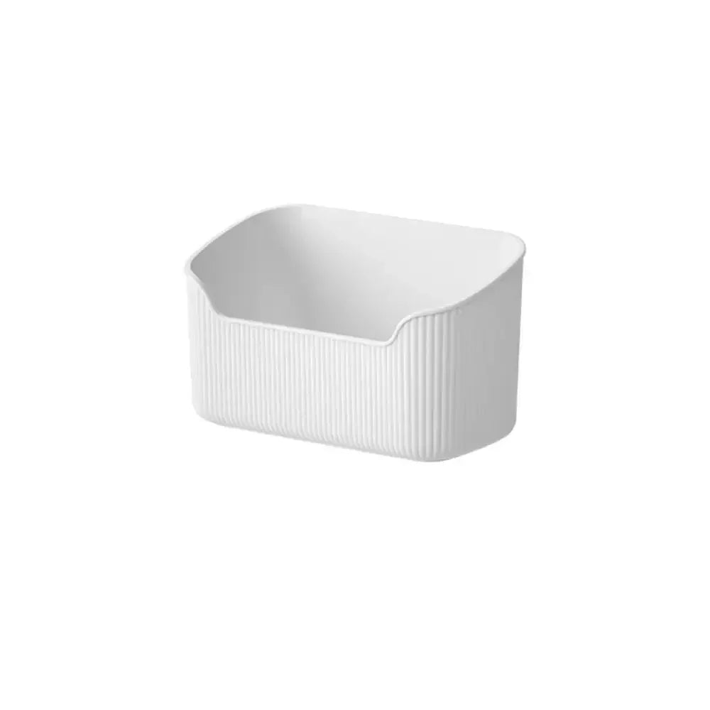 Transparent Desktop Organizer – Cotton Swab Container & Makeup Brush Holder for Bathroom & Cosmetics