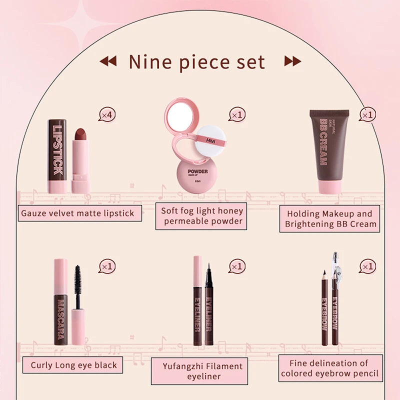 9-Piece Gift Box Makeup Set