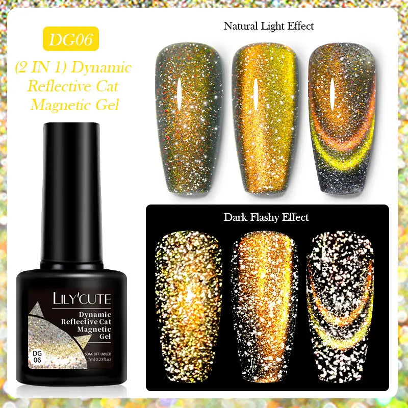 LILYCUTE Color Changing Thermal Gel Nail Polish