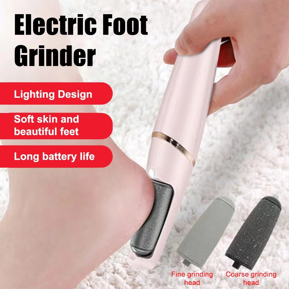 Electric Foot File Grinder – Callus & Dead Skin Remover, SPA Exfoliating Tool for Hard, Cracked Skin Care