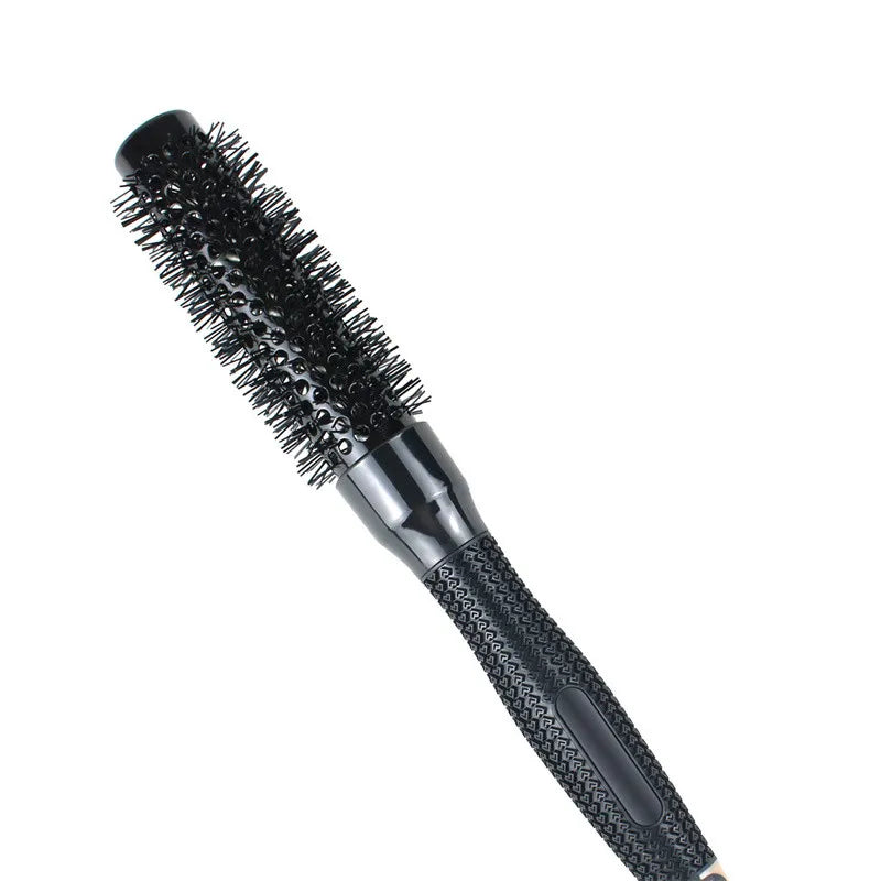 6pcs/set Black Boar Bristles Round Hair Comb