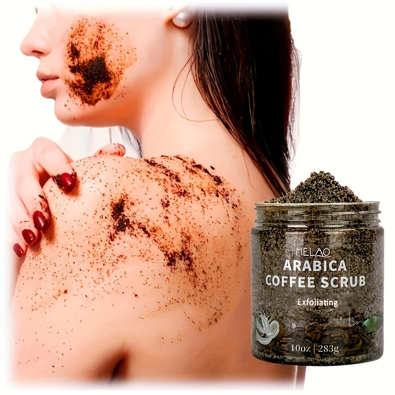 MELAO Arabica Coffee Scrub - All Natural Exfoliating Body Scrub for Skin Care