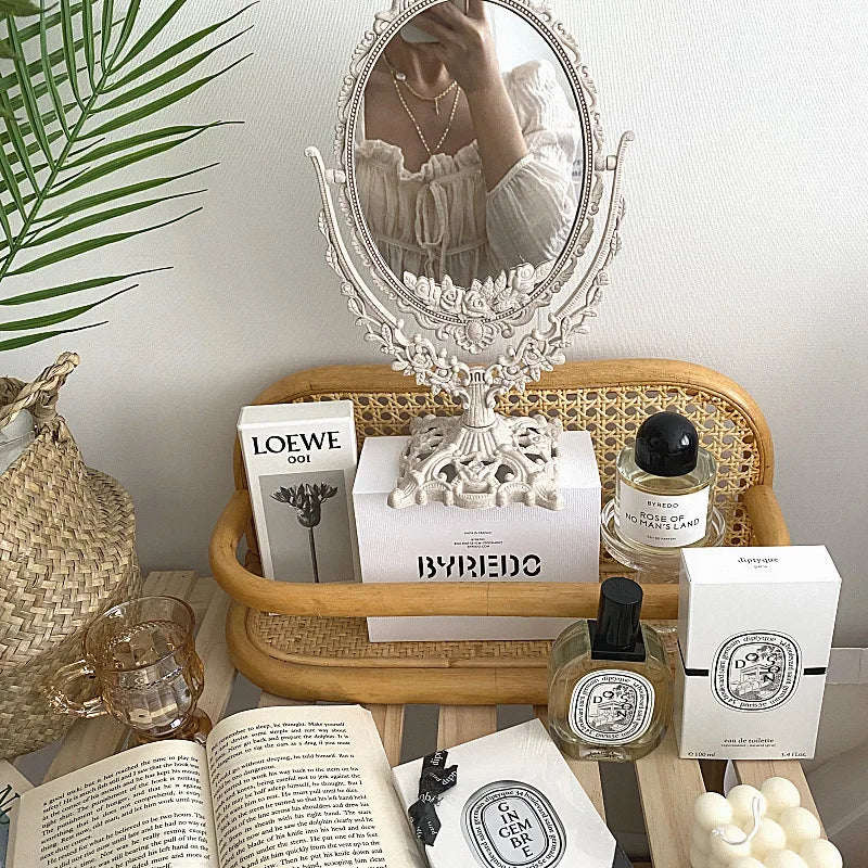 Oval Vintage Makeup Mirror