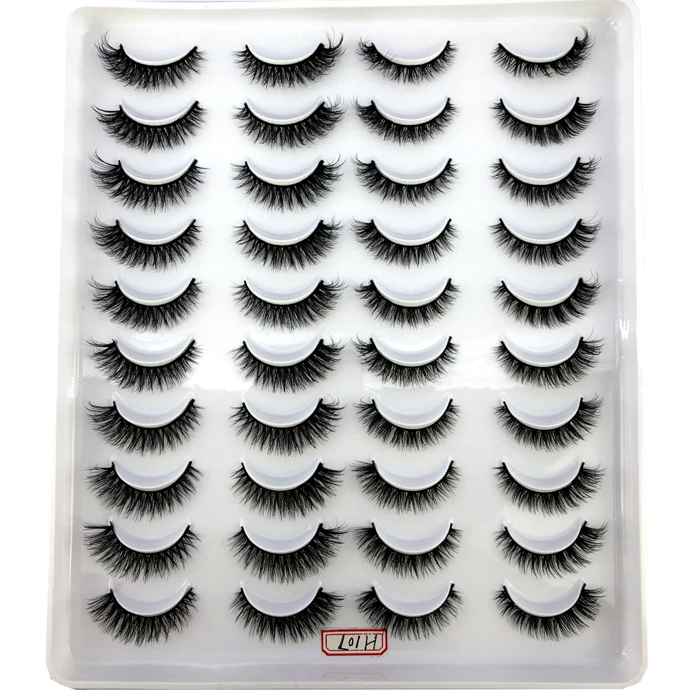 20 Pairs 3D Mink False Eyelashes