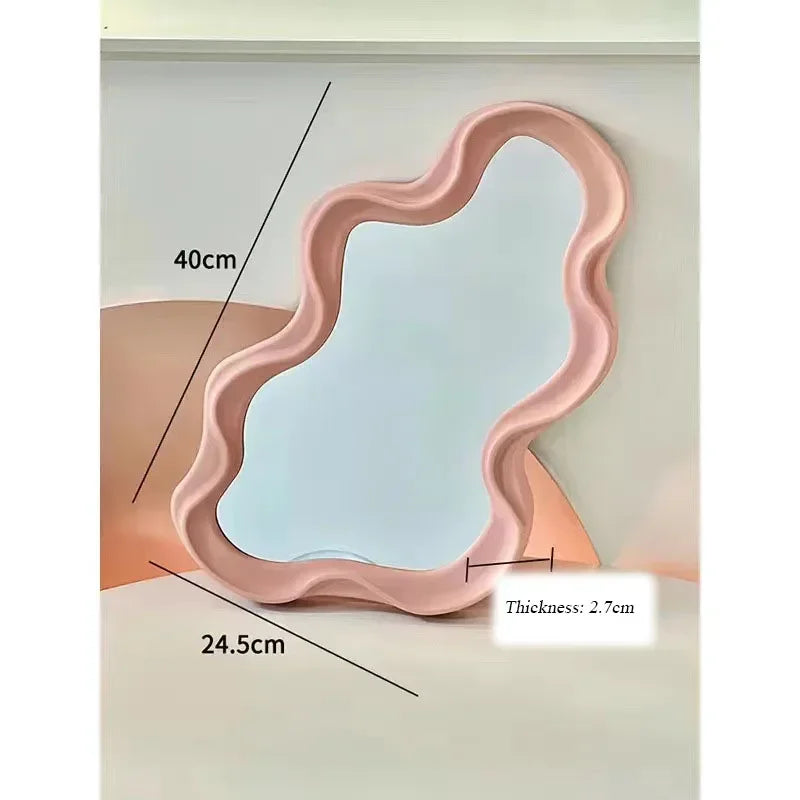 Cloud-Shaped Vanity Mirror