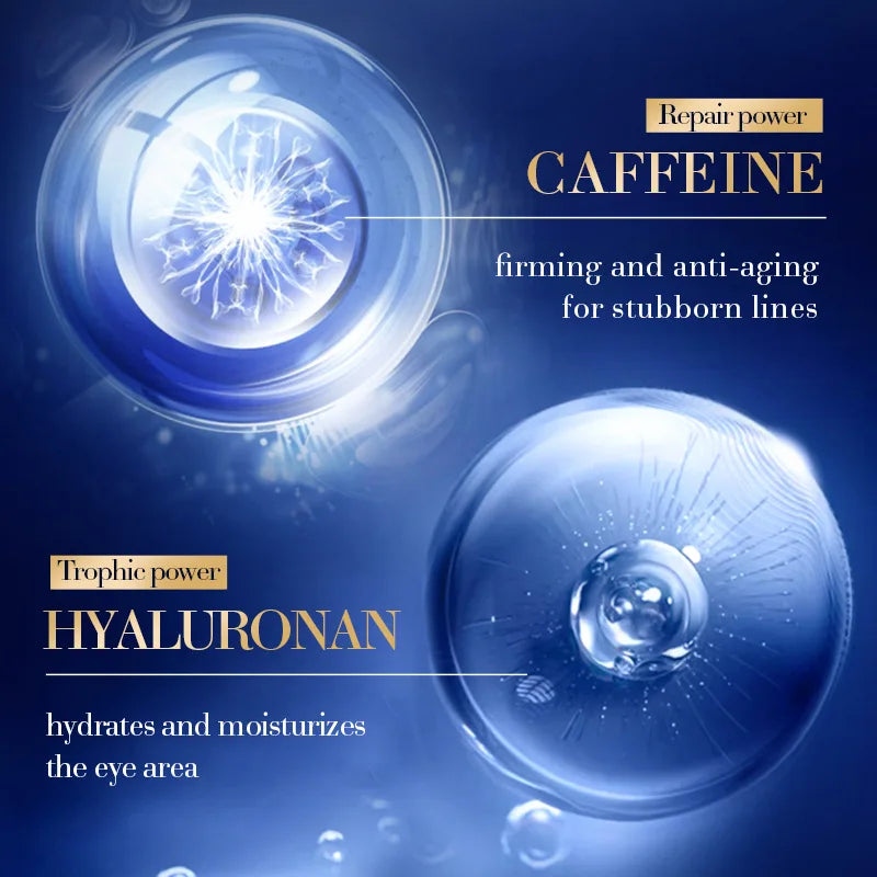 SADOER Caffeine Eye Cream for Dark Circles & Puffiness Removal, Firming & Moisturizing Eye Care