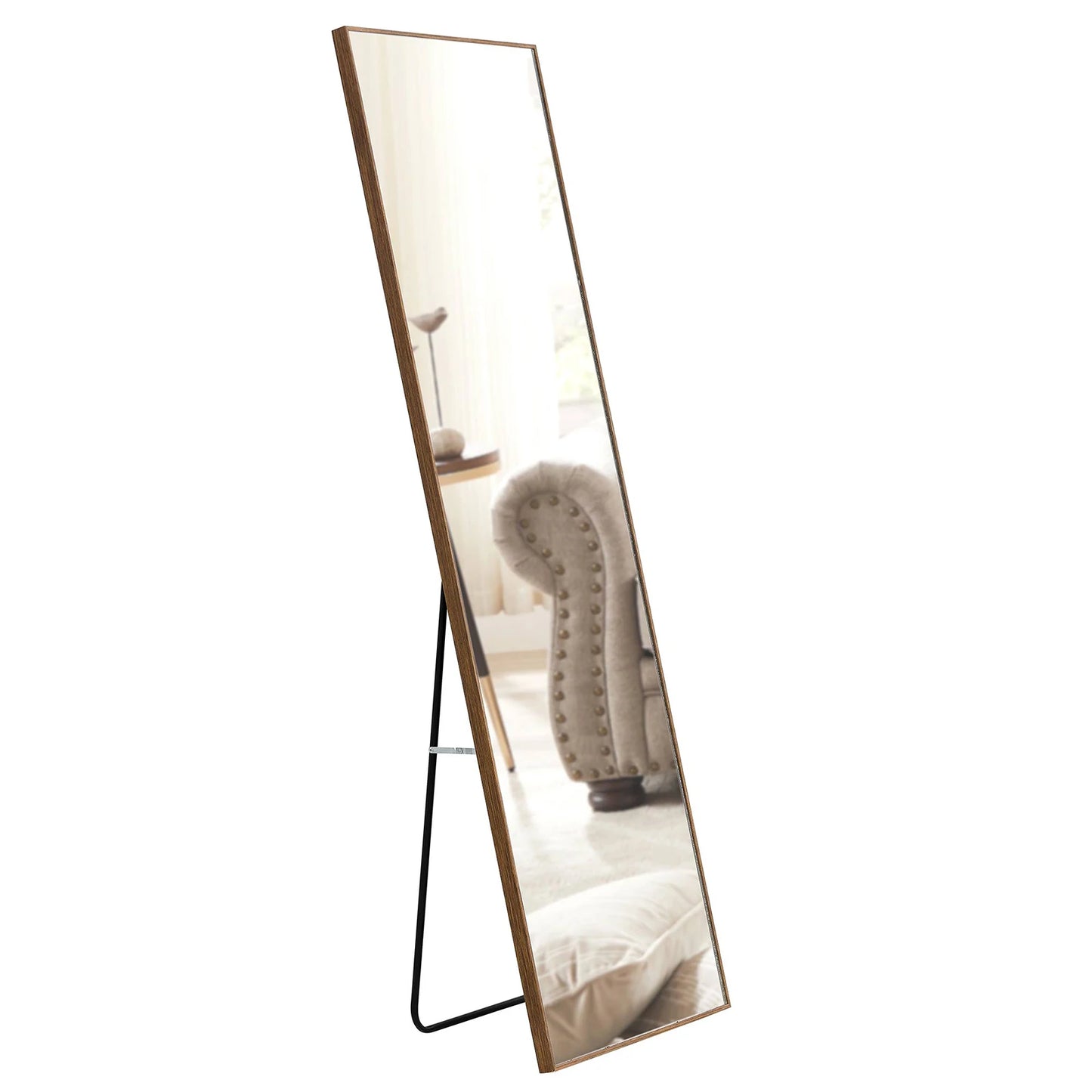 Solid Wood Frame Full-Length Mirror