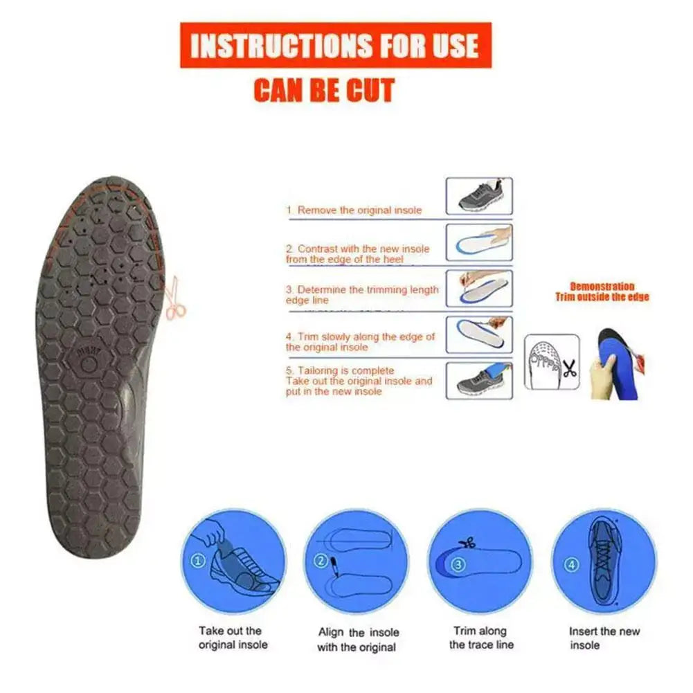 Magnetic Therapy Massage Insoles for All-Day Comfort, Fatigue Relief, Heat Dissipation, and Improved Blood Circulation