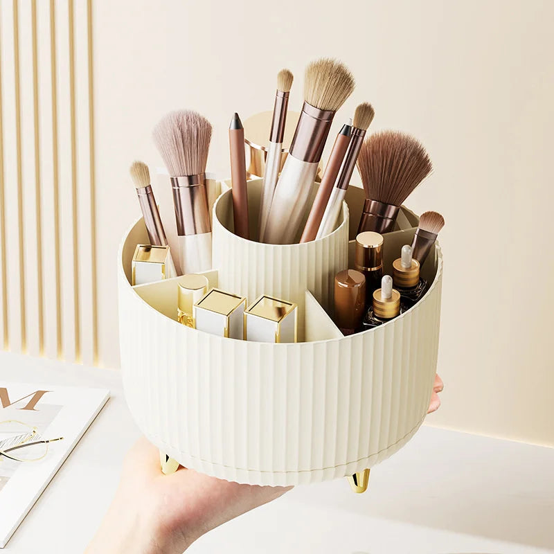 360° Rotating Makeup Brush Holder