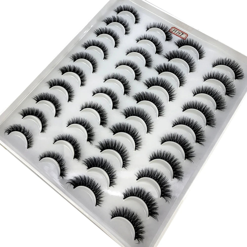 20 Pairs 3D Mink False Eyelashes