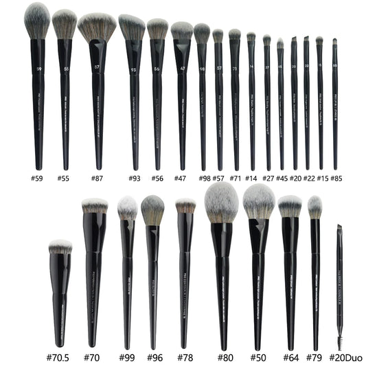 5/16/26pcs/set Black Powder Makeup Brushes