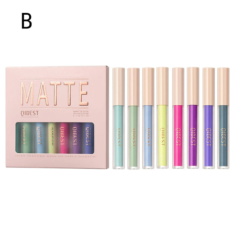 8-Color Waterproof Liquid Eyeshadow Set