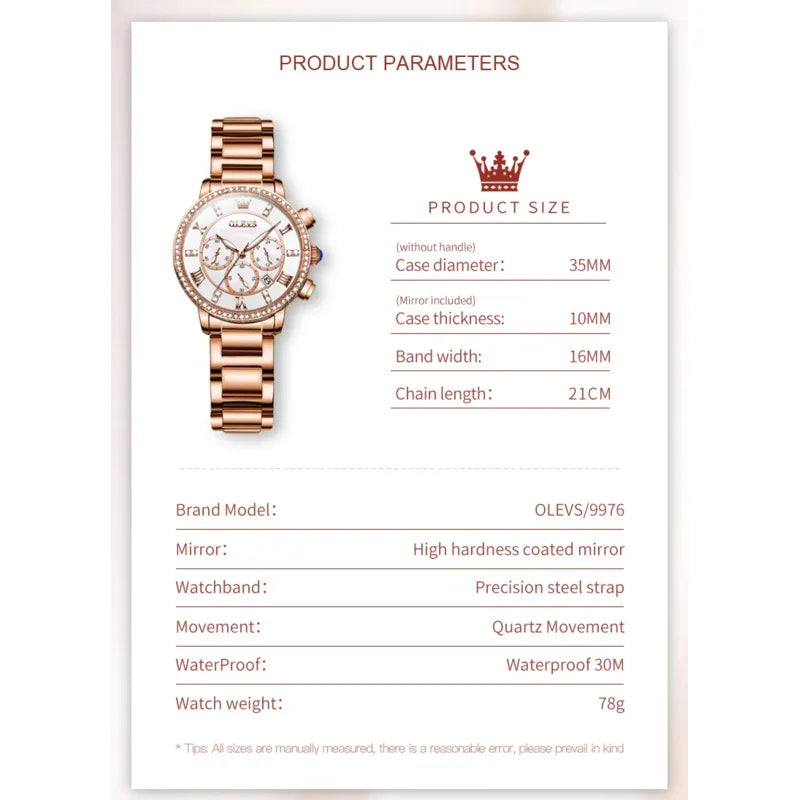 OLEVS Women's Fashion Quartz Watch