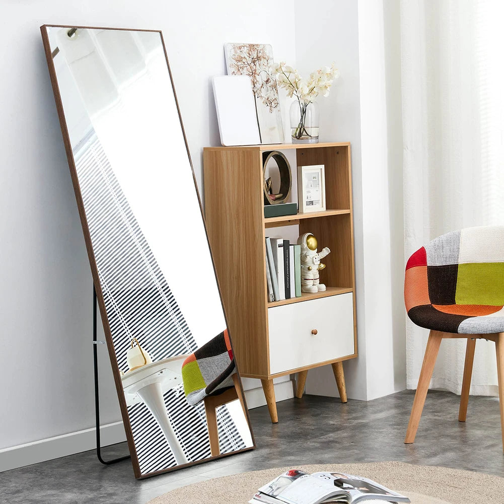 Solid Wood Frame Full-Length Mirror