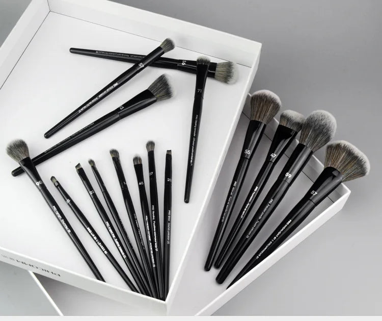 5/16/26pcs/set Black Powder Makeup Brushes