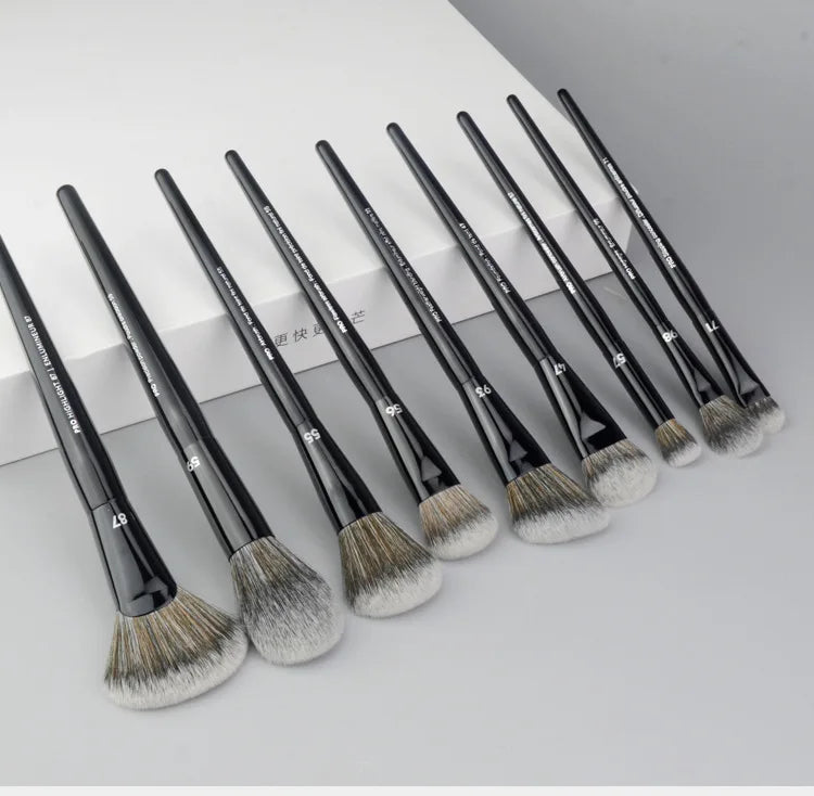 5/16/26pcs/set Black Powder Makeup Brushes