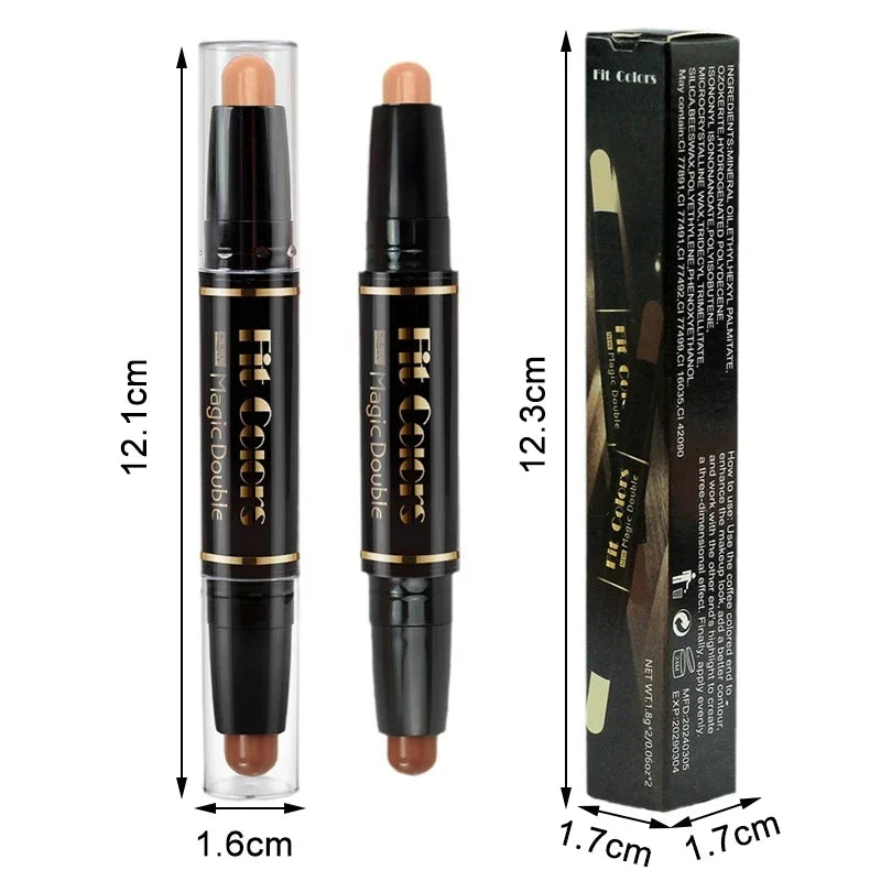 Double-ended Dual-purpose High-light & Contour Stick